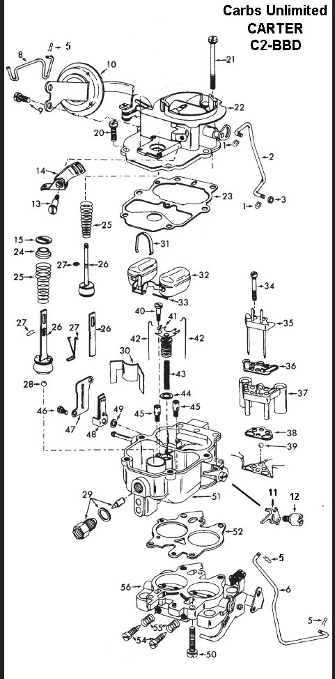 Rochester 2G 2GC 2GV 2GE Parts Page